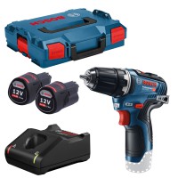 BOSCH GSR 12V-35 akumuliatorinis suktuvas 2x3 Ah L-Boxx